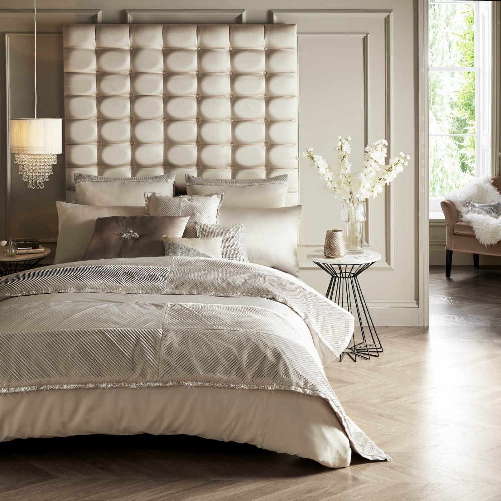 Zina Praline Bedding by Kylie Minogue At Home House of Bedding